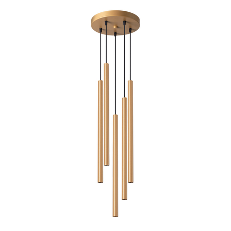 Sollux Lighting Lampa wisząca PEKKA 1 biała/naturalne drewno SL.1390