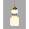 Lampa wisząca Luces Exclusivas FELANZO LE45240 złoty i odcienie złota, niebieski