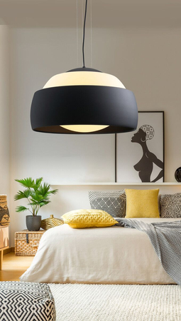 Lampa wisząca GENOA Azzardo AZ3164 biały/czarny