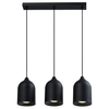 Light Prestige Metalowa lampa wisząca Nilo czarna 3xGU10 LP-0110/3L BK