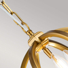 Lampa wisząca Elstead Lighting Corinne mosiądz FE-CORINNE-3P-S-BB