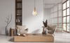 Lampa wisząca Italux PND-27812-BRO-AMB Mosiądz