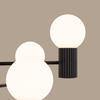 Sollux Lighting Żyrandol HALO 6 czarny SL.1830