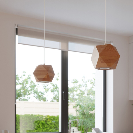 Sollux Lighting Plafon WOODY 1 naturalne drewno SL.1009