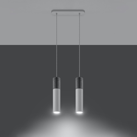 Sollux Lighting Lampa wisząca BORGIO 2 biały SL.0648