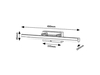 Lampa łazienkowa Rabalux Turgon 75016 chrom