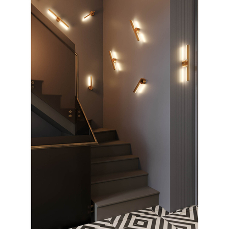 MAXLIGHT W0347 KINKIET MERANO II ZŁOTY