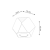 Sollux Lighting Plafon WOODY 1 naturalne drewno SL.1009