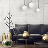 Milagro Lampa wisząca SPARTA BLACK / GOLD 3xE14 MLP6500 CZARNY / ZŁOTY