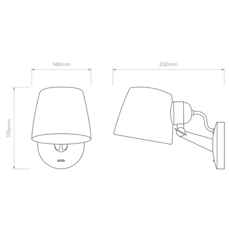 Kinkiet Astro Imari Adjustable Wall 1460006 Matowy Nikiel