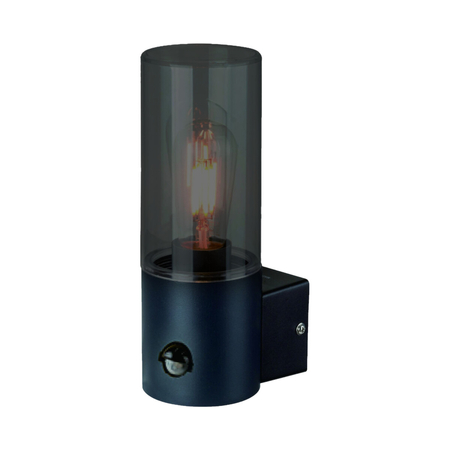 Eko-Light Kinkiet Ogrodowy Harlem 1xE27 IP44 PIR EKO1710 CZARNY