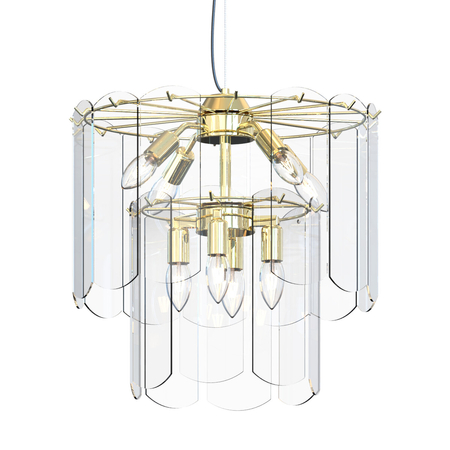 Lampa wisząca Zuma Line MD3523-8M-EGN NIRA LAMPA WISZĄCA ZŁOTA/GOLD