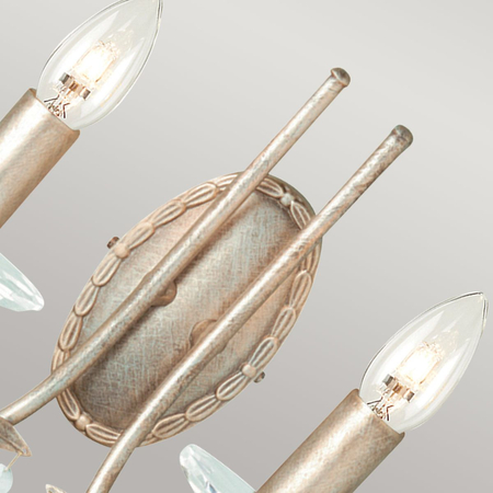 Kinkiet Elstead Lighting Christina patyna CRT2-SILVER-GOLD