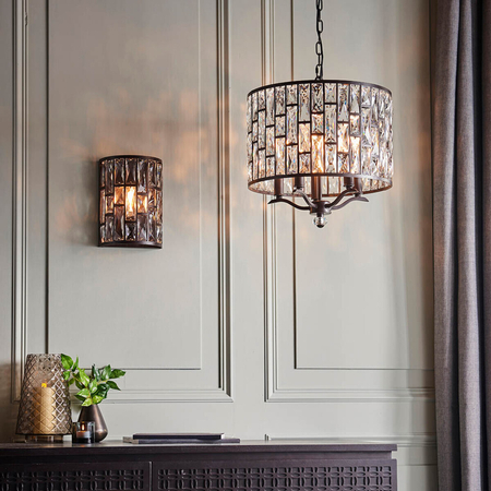 Endon Lighting Lampa wisząca 69390 brąz