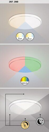 Lampa sufitowa Rabalux Bruce 2117 biały