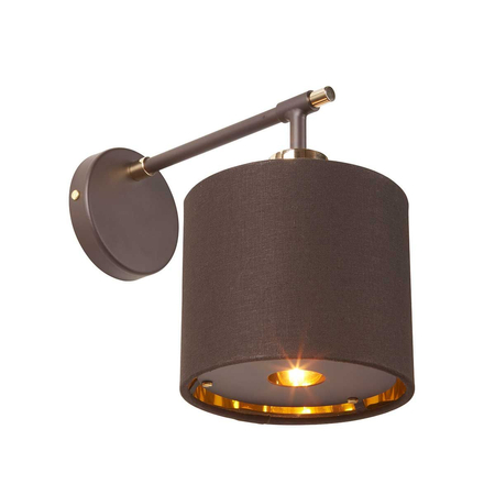 Kinkiet Elstead Lighting Balance brązowy BALANCE1-BRPB