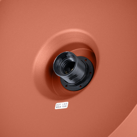 Sollux Lighting Lampa wisząca BILO ochra czerwona SL.1706