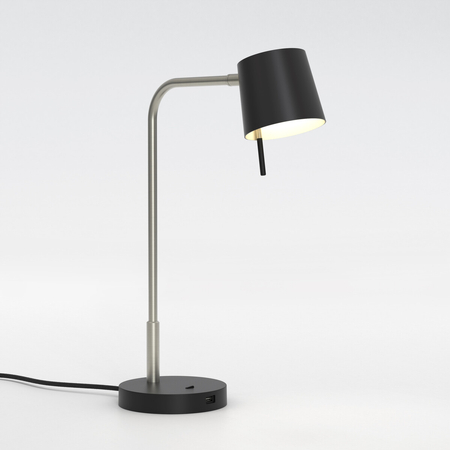 Lampa stołowa Astro Miura Desk USB 1444007 Matowy Nikiel