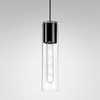 Lampa wisząca AQForm 50532-0000-U8-PH-12 MODERN GLASS Tube Czarny struktura