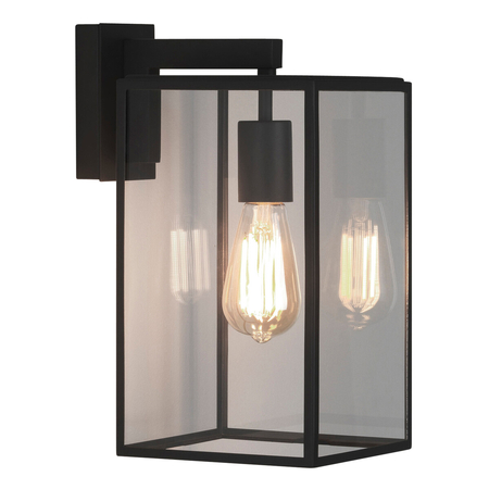Kinkiet zewnętrzny Astro Box Lantern 350 1354004 Czarny z Teksturą
