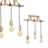 Milagro Lampa Wisząca JACK 3xE27 MLP582 Naturalne drewno
