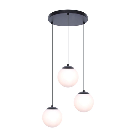 Lampa wisząca CAMINA Kaja K-4746 biały/czarny