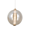 Lampa wisząca Italux PND-34359-M-HBR-AMB złoty