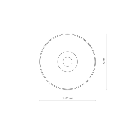 Lampa sufitowa Nowodvorski 8723 CL Ios LED 40W, 4000K, 60°