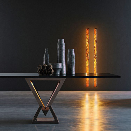 Lampa ścienna Abigali 6611 Marble Stone 606R 28W 3000K 5 x 5 x 120 cm