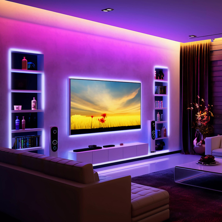 Eko-Light Zestaw Led RGB 3m IP54 Sterownik + Pilot EKZ0446