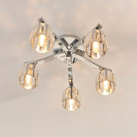 Lampa sufitowa Endon Lighting Ria 96454 chrom