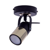 Milagro Kinkiet WILSON BLACK 1xGU10 MLP4850 Czerń / Mosiądz