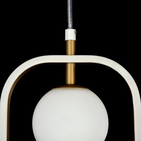 Lampa wisząca Maytoni MOD431-PL-01-WG Avola - Biały z dodatkiem złota