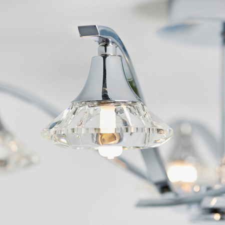 Lampa sufitowa Endon Lighting Langella LANGELLA-5CH chrom