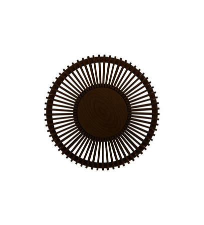 Lampa Umage 2382 Clava Up - Wood Dark Oak Medium