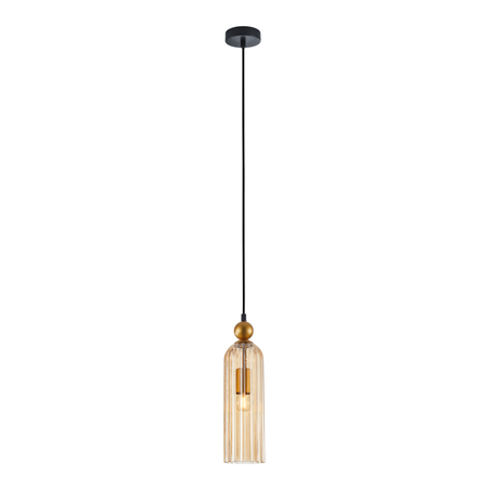 Lampa wisząca Italux PND-28636-1L-GD-AMB Złoty