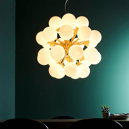 Endon Lighting Lampa wisząca 76499 mosiądz