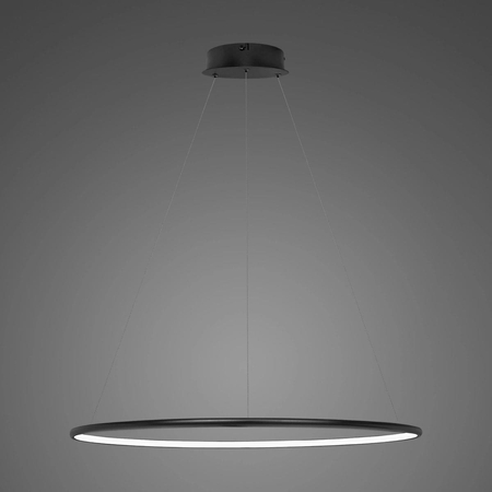 Lampa wisząca Ledowe Okręgi No.1 80cm 3k czarna Dali