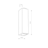 Spot LENS LED Nowodvorski 9112 czarny