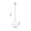 Sollux Lighting Lampa wisząca DAMASO SL.0281