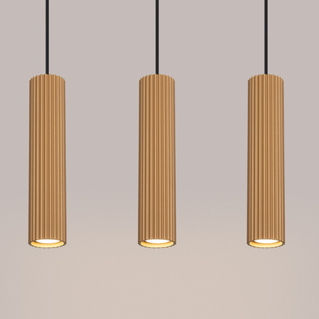 Sollux Lighting Lampa wisząca KARBON 3L złoty SL.1556