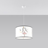 Sollux Lighting Lampa wisząca PRYSM 1 biała SL.1397