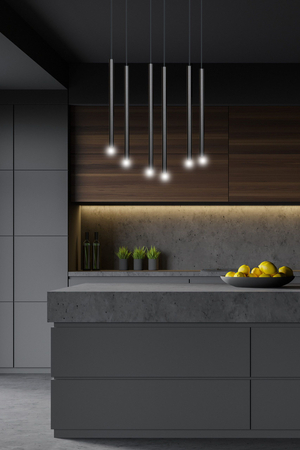 Lampa wisząca SELTER 6 BLACK Emibig 552/6 czarny