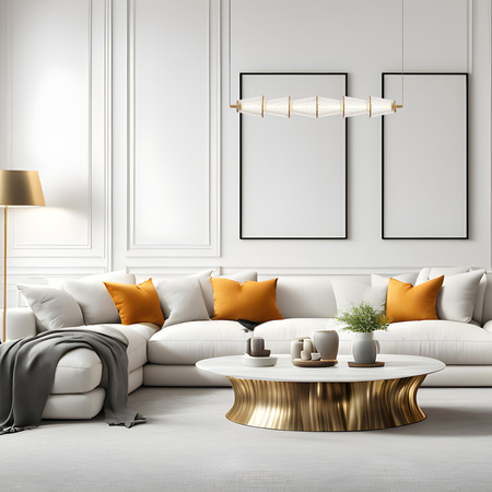 Milagro Lampa wisząca SANSA 11W LED ML1821 CZARNY + MOSIĄDZ