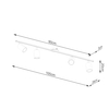 Sollux Lighting Plafon LEMMI 4L czarny SL.1168