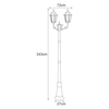 Lampa zewnętrzna LOZANA Kaja K-7006A2/2 CZARNY 