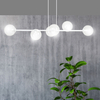 Lampa wisząca ROSSI 6 WH TRANSPARENT Emibig 877/6 biały
