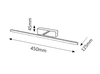 Kinkiet Rabalux Picture slim 3909 chrom