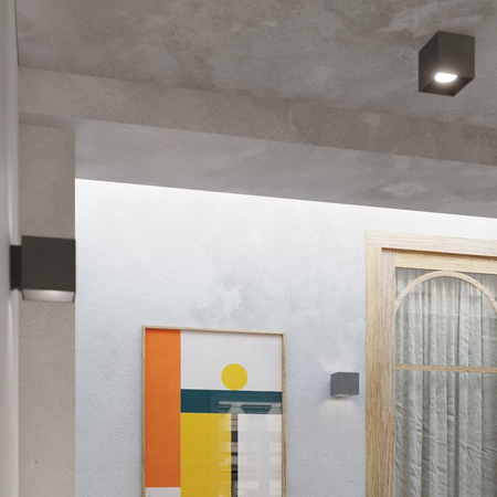 Sollux Lighting Kinkiet QUAD 1 antracyt SL.0565