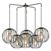 Lampa wisząca ALBIO 6 BLACK Emibig 144/6 czarny